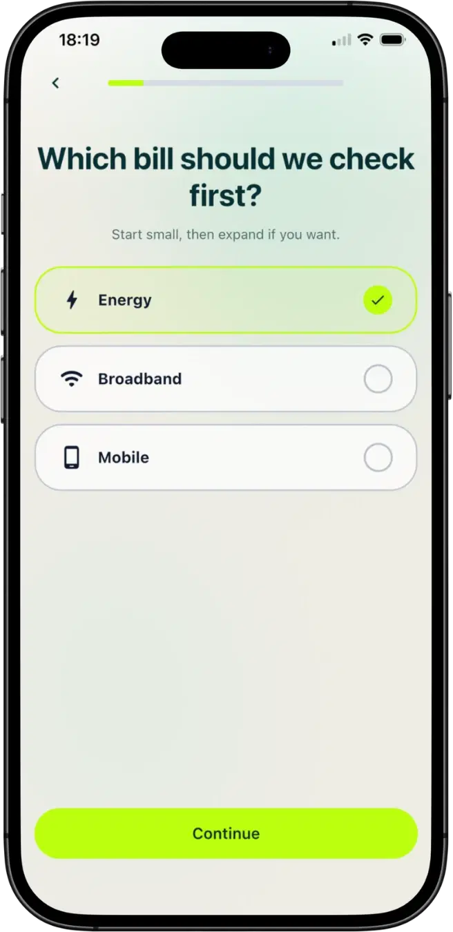 Taupia bill upload screen